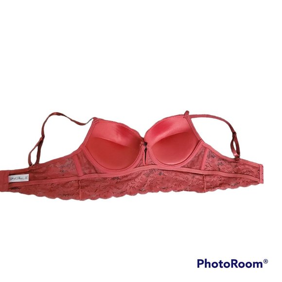 Marilyn Monroe Women's Full-Coverage Longline Lace Bra Rose Bisque Pink Size 36C - Picture 6 of 10